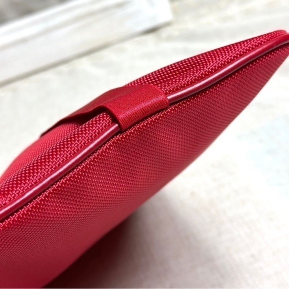 AUTHENTIC Prada red cosmetics toiletries travel or sports bag - Picture 10 of 16